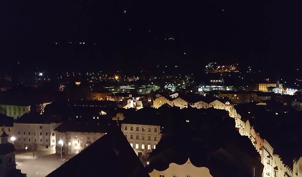 Die Stadt Brixen von oben