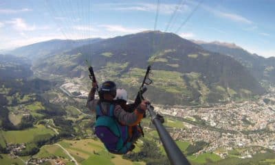 Tandemflug über Brixen